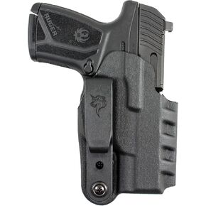 DeSantis Slim-Tuk Gun Holster, Inside The Waistband Holster, Tuck-Able 360 C-Clip, Fits Ruger LCP II, Ambidextrous, Black