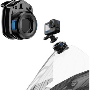 SUREWO Motorcycle Windshield Clip for Go pro,Magnetic Motorcycle Windshield Clip Camera Mount Compatible with Gopro Hero 13/12/11/10/9/8/7,DJI Action 5 Pro 4 3 2