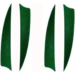Archery Fletchings Real Turkey Shield Feathers 4 inch Full Length 50 Pack Glued Right Wing for Arrows DIY