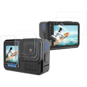 TUCANA 9PCS Screen Protector for Go Pro HERO 13 Black, Tempered Glass Screen Protector designed for Go Pro HERO 13, Ultra Clear, Media Mod Friendly, Bubble Free, Anti-Scratch (3+3+3 Pack)