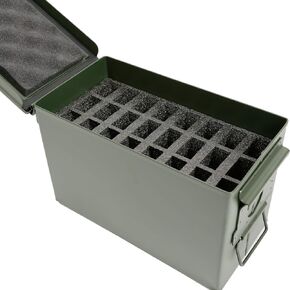 Aolamegs 24 Magazine Holder .50 Cal Ammo Can Foam (Pre-Cut, Military Grade Foam)