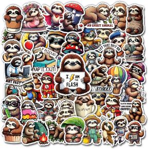 Pack 50 PCS Hamster Stickers Cute Animal Decals Vinyl Waterproof Decor Laptop Phone Case Water Bottle Luggage Skateboard Luggage Bicycle Bumper Gift for Boy Girl Kid Teen Adult