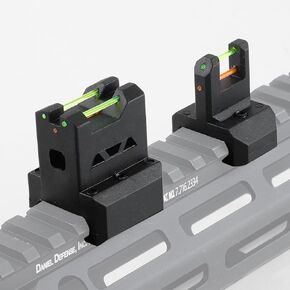 high Baseline Optical Fiber Material Front and Rear Sight