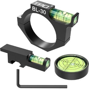 30mm Anti-Cant Scope Bubble Level for Precision Long-Range Shooting (30mm Scope Leveling Kit)