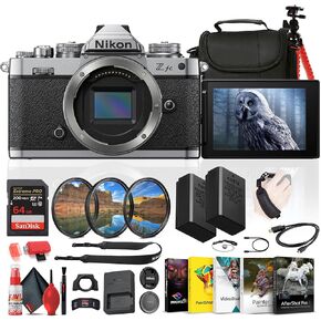 Nikon Z fc DX-Format Mirrorless Camera (1671) + EN-EL25 Battery + 64GB Memory Card + Photo + Camera Bag + Flexible Tripod + Cleaning Kit + HDMI/Micro Cable + Hand Strap + More (Renewed)