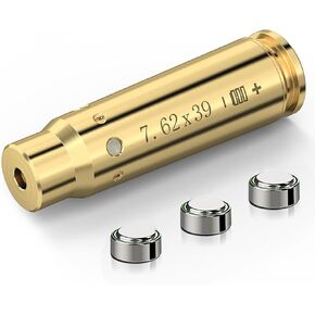 MidTen 7.62x39mm Bore Sight Red Dot Boresighters with Three Batteries