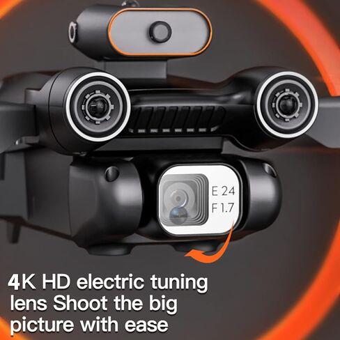 GoolRC RC Drone with Camera 4K Dual Camera Camera Drone Toy Drone RC Quadcopter ESC with Function Gesture Control Trajectory Flight 360 Degree Roll Drones for Kids 8-12 with Camera in Kuwait