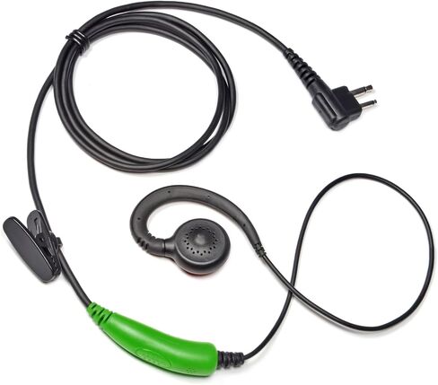 HYS Soft Rubber C-Ring Earpiece, 1 Wire Headset with Online PTT for CP200 PR400 CLS RDX RDU Motorola 2-PIN Compatible Radios in Saudi Arabia