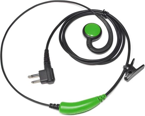 HYS Soft Rubber C-Ring Earpiece, 1 Wire Headset with Online PTT for CP200 PR400 CLS RDX RDU Motorola 2-PIN Compatible Radios in Saudi Arabia