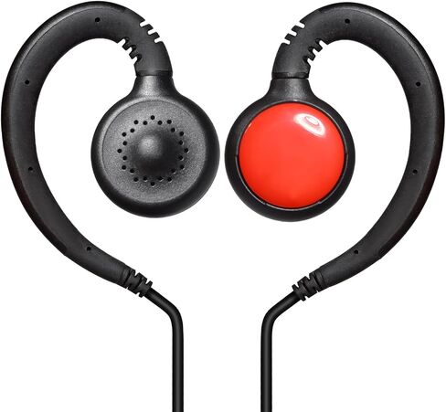HYS Soft Rubber C-Ring Earpiece, 1 Wire Headset with Online PTT for CP200 PR400 CLS RDX RDU Motorola 2-PIN Compatible Radios in Saudi Arabia
