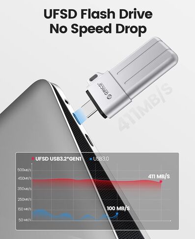ORICO USB 3.0 Flash Drive 256GB,Memory Stick 256GB 260 MB/s Reading Thumb Drive with Keychain USB Flash Drive Metal USB Drive Data Storage Compatible with Computer/Laptop（U3S） in Saudi Arabia