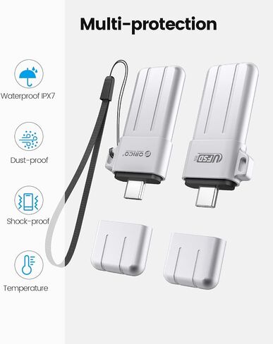 ORICO USB 3.0 Flash Drive 256GB,Memory Stick 256GB 260 MB/s Reading Thumb Drive with Keychain USB Flash Drive Metal USB Drive Data Storage Compatible with Computer/Laptop（U3S） in Saudi Arabia