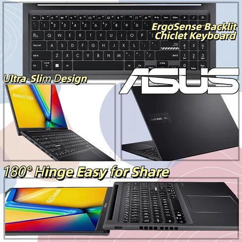 ASUS VivoBook 16, WUXGA (1920 x 1200) Display, AI 2024 Laptop, AMD Ryzen 7 Pro 7730U, Wi-Fi 6E, 720p Webcam, Backlit KB, Fingerprint, Webcam, Alexa, Win11 Pro, w/HDMI (40GB RAM | 2TB SSD HDMI) in Saudi Arabia