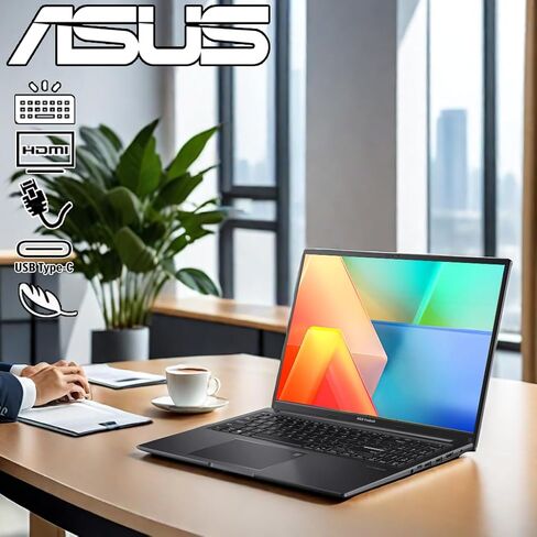 ASUS VivoBook 16, WUXGA (1920 x 1200) Display, AI 2024 Laptop, AMD Ryzen 7 Pro 7730U, Wi-Fi 6E, 720p Webcam, Backlit KB, Fingerprint, Webcam, Alexa, Win11 Pro, w/HDMI (40GB RAM | 2TB SSD HDMI) in Saudi Arabia