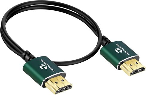 Thsucords Thin HDMI to HDMI Cable 25FT 2 Pack, Ultra Slim & Flexible HDMI Cord Supports High Speed 4K@60Hz 18gbps 2160p 1080p in Kuwait