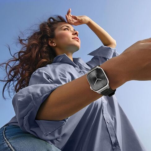 Suitisbest Bands Compatible with Apple Watch Bands 38mm 40mm 41mm 42mm 44mm 45mm 46mm 49mm for Women Men, Waterproof Silicone Sport Band Straps for iWatch Bands Series 10 9 8 7 6 5 4 3 2 1 SE Ultra in Saudi Arabia
