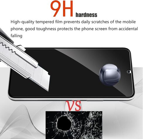 عبوتان من واقي شاشة الخصوصية لهاتف Samsung Galaxy S22/S23 5G 6.1 بوصة من الزجاج المقوى، سهل التركيب، صلابة 9H HD، دعم مضاد للتجسس وفتح بصمة الإصبع in Kuwait