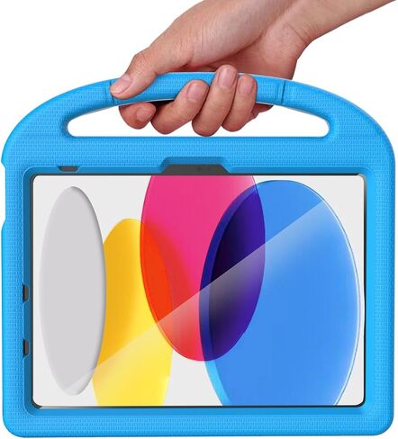 SUPLIK Kids Case for iPad A16 11-Inch 2025 (11th Gen) & iPad 10th Generation (10.9" 2022), Durable Shockproof Stand Cover with Screen Protector/Pencil Holder/Handle for Kids, Pink in Kuwait