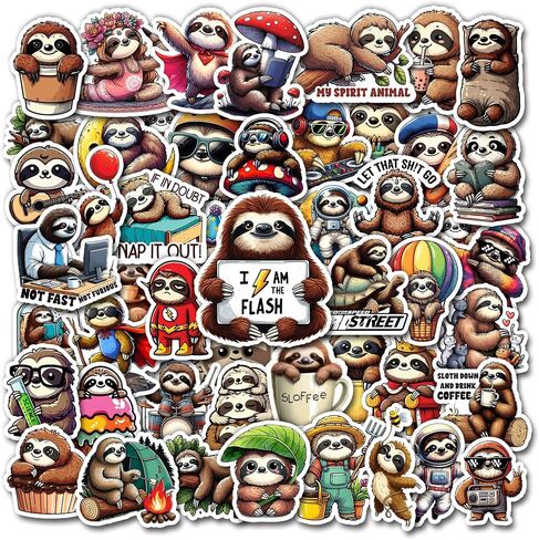 Pack 50 PCS Hamster Stickers Cute Animal Decals Vinyl Waterproof Decor Laptop Phone Case Water Bottle Luggage Skateboard Luggage Bicycle Bumper Gift for Boy Girl Kid Teen Adult in Kuwait