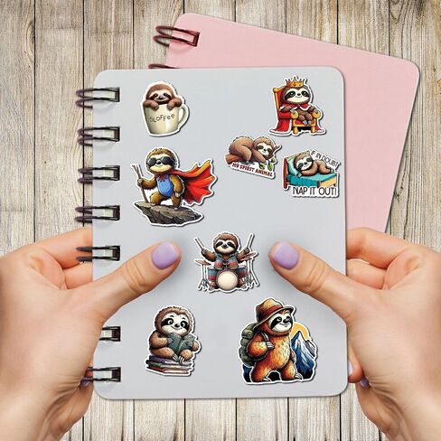 Pack 50 PCS Hamster Stickers Cute Animal Decals Vinyl Waterproof Decor Laptop Phone Case Water Bottle Luggage Skateboard Luggage Bicycle Bumper Gift for Boy Girl Kid Teen Adult in Kuwait