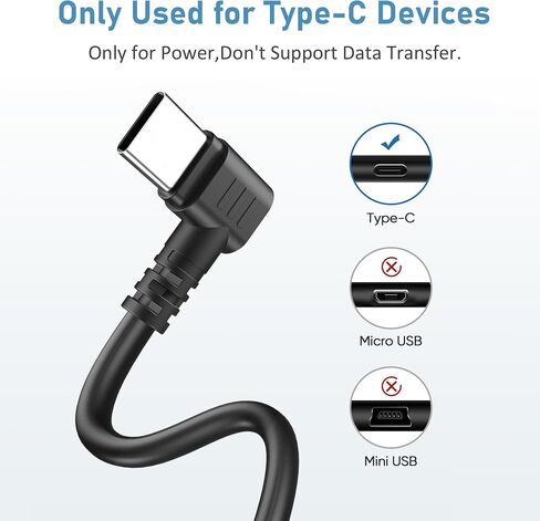 كابل طاقة ضفيرة USB YQMAJIM، (3 أقدام 22AWG) سلك قابس USB بديل مع حلقة مغناطيسية، 12 فولت/2 أمبير USB إلى كابل تمديد سلك عاري، موصل USB 2 سلك ضفيرة مفتوح النهاية شاحن DIY (4 قطع) in Kuwait