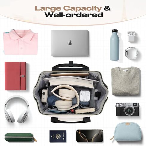 Maelstrom Travel Backpack for Women Men,Laptop Backpack Fits 15.6-17.3 Inch Laptop, Nurse/Teacher/Work Bag with Insulated Lunch Box,Water Resistant Carry On Backpack,Pink in Saudi Arabia