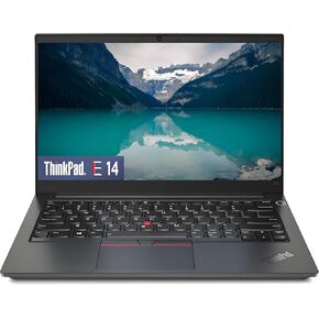 Lenovo ThinkPad E14 Gen 3 Business Laptop (14" FHD, AMD 6-Core Ryzen 5 5500U (Beat i7-1165G7), 32GB RAM, 1TB SSD), Backlit, Fingerprint Reader, Type-C, Ethernet, Wi-Fi 6, Webcam, Win 11 Pro, Black