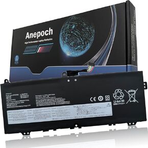 L19M4PG2 Laptop Battery Replacement for Lenovo IdeaPad ChromeBook Flex 5 13.3 inch Model 82B80006UX L19D4PG2 5B10X63138 L19L4PG2 5B10X63136 SB10X63137 SB10X63140 5B10X63141 7.68V 51Wh 6642mAh