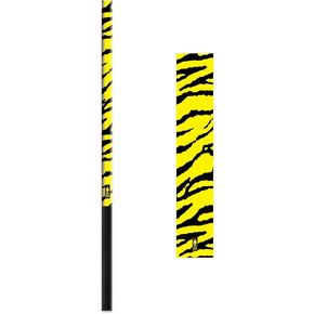 Bohning 7" Tiger Print Arrow Wraps, Standard, Yellow Tiger