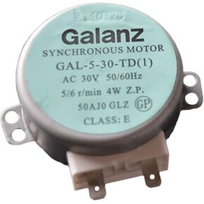 Oven Turntable Motor for GALANZ Microwave, Synchronous Motor GAL-5-30-TD 30V 4W Microwave Replacement Accessories
