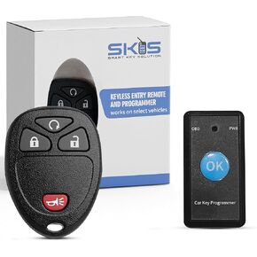 Key fob DIY for Chevy Silverado Avalanche Equinox Express Traverse GMC Yukon Sierra 1500 2500 3500 HD Acadia Savana Buick Enclave 2007 2008 2009 2010 2011 2012 2013 Keyless Entry Remote