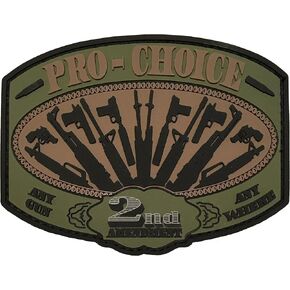 Pro Choice - 2nd Amendment - PVC Morale Patch
