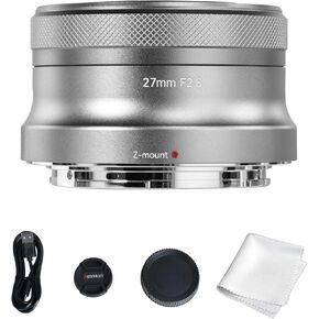 ASTRHORI 27mm F2.8 APS-C Large Aperture Lens for Nikon Z Mount, Auto Focus STM Auto Manual Focus Camera Lens for Nikon Cameras Z30,Z50,Z5,Z6,Z6II,Z7,Z7II,Z8,Z9 (Black)