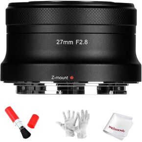 ASTRHORI 27mm F2.8 APS-C Large Aperture Lens for Nikon Z Mount, Auto Focus STM Auto Manual Focus Camera Lens for Nikon Cameras Z30,Z50,Z5,Z6,Z6II,Z7,Z7II,Z8,Z9 (Black)