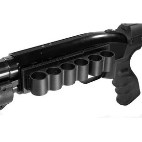 mossberg 500 Shotshell Carrier Shell Holder Mount 6 Shell Holder Shells Carrier Hunting Accessory Holder 12 Gauge Tactical Shell Pouch Ammo Shell Round slug Carrier Reload Adapter Target Range Gear.