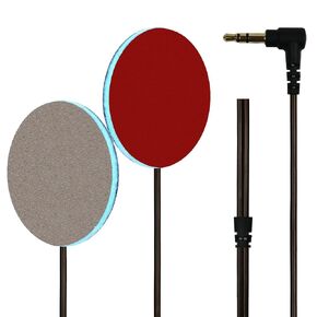 Wired Ultra Thin Pillow Speakers 4mm Sleep Headphones Replacement Brown(3.5mm Jack)