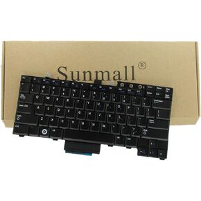 Laptop Keyboard Replacement (NO Pointing Stick) Compatible with Dell Latitude E5300 E5400 E5500 E5410 E5510 Series P/N: FM753 0FM753 FNGF0 0FNGF0 NSK-DBB1D US Layout
