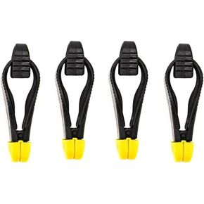 TopHomer 4 Pcs Power Grip Release Clip Fishing Line Snap Clamp, Mini Power Grip Board Mast Release Snap Clip, for Holding Fishing Nylon Line, Carbon Wire, Braided Wire