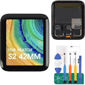 for iWatch Series 2 Screen Replacement Kits for iWatch S2 42mm LCD Display Touch Screen Digitizer Assembly Replacement Black (Not for 38mm)