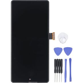 Display Touch Digitizer, Phone Screen Touch Assembly Phone Screen Digitizer Assembly Replacement with Fingerprint & Repair Tools Phone Screen Assembly Repair Part for Pixel 6