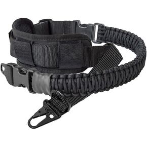 550 Paracord 2 Point Rifle Sling Gun Strap with Shoulder Pad Adjustable Two Point Sling