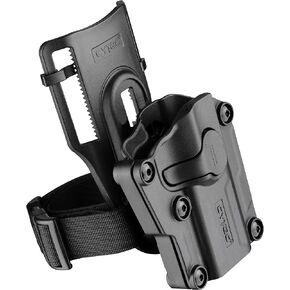 Mega-fit Holster with Low Ride Belt Loop, Fits Most Popular Full Size and Compact Semi-Automatic Pistols, Left/Right Handed Options