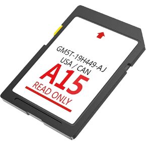 A15 Navigation SD Card Compatible with Ford/Lincoln, GPS Card with Update USA/Canada Maps-Sync2 Navigation System (GM5T-19H449-AJ)