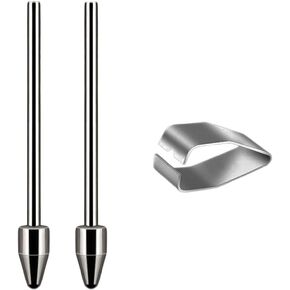 KEITE Replacement Stainless Steel Pen Tips, Compatible with Remarkable 2 Paper Tablet, Galaxy Note10/20/Tab S6 LITE/S7/S9/S24U (2ack)