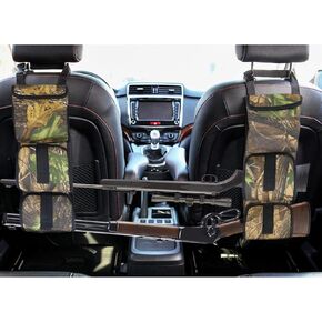 Car Concealed Seat Back Gun Rack，Hunting Gear Seat Back Gun Sling Holder Universal Shooting Accessories, Fit for vehicles