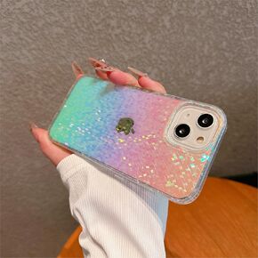 Magnetic for iPhone 16 Case Women Girls, [Compatible with MagSafe], [Holographic Iridescent Color Changing Effect] Fashion Slim Cute and Unique Matt Protective Phone Cover for iPhone 16