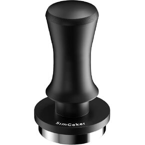 58mm Espresso Tamper,Premium Barista Coffee Tamper with Calibrated Spring Loaded, 100% Flat Stainless Steel Base Tamper Fits for Espresso Coffee Machine