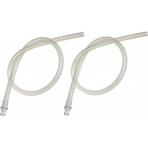 2x Milk Tubes Hoses L=36cm(14.2in） compatible for Jura Coffee Machines frothing nozzles +2x Jura HP3 milk Hose Connectors（72249）