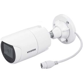 VIVOTEK IB9383-HV 2.8 mm 5 MP AI Analytics IP66 IK10 IR Outdoor Bullet Network Camera White