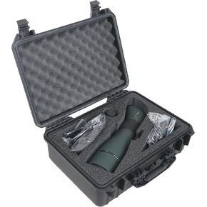 Case Club Spotting Scope Case - Fits Vortex Optics Viper 20-60×85 Angled Spotting Scope in a Hard-Shell Waterproof Travel Case